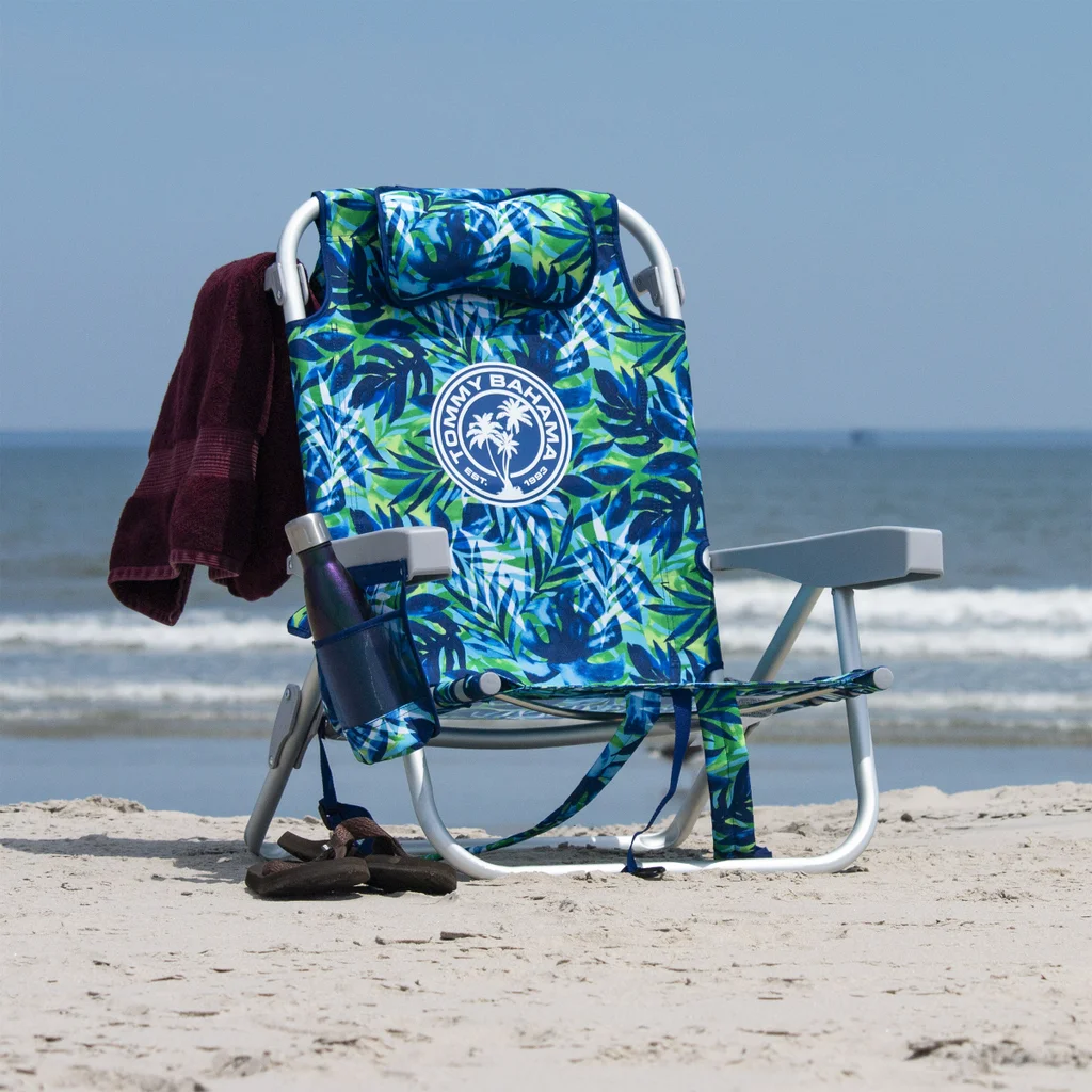 Premium Tommy Bahama beach chair in ocean setting